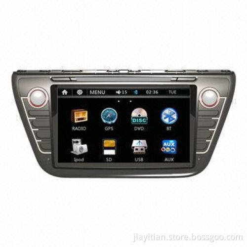 In-dash Car DVD Player for Suzuki S-Cross, Supports TV/BT/GPS/iPod Functions